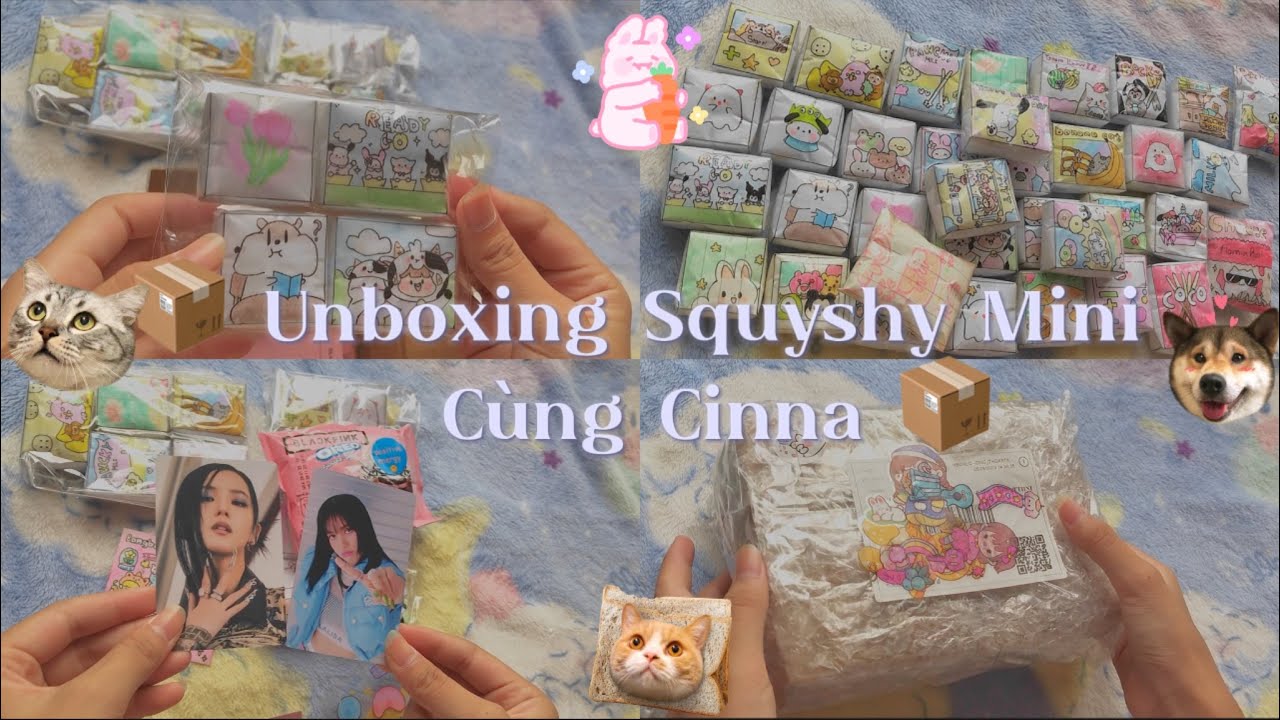 #3 📦 Unboxing Squyshy giấy mini đến từ Facebook 🛒 | Liệu có uy tín ...