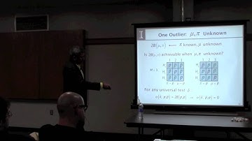 Venu Veeravilli: Universal Outlier Hypothesis Testing Mitigating uncertainty in networks
