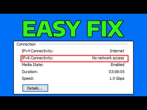 How To Fix IPv6 Connectivity No Network Access Error in Windows