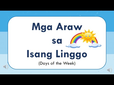 Video: Paano Makakahati Sa Isang Linggo