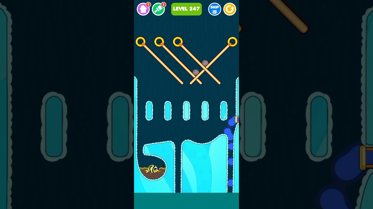 save the fish 🦈 | 247 level completed | android gameplay🔥 | 