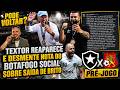 🚨JOHN TEXTOR REAPARECE E DIZ QUE SOCIAL MENTIU EM NOTA | RAPHAEL REZENDE? | BOTAFOGO X CARACAS