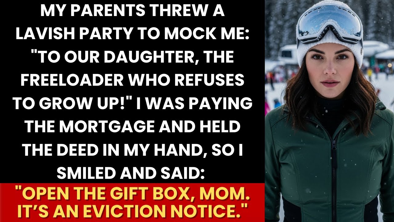 Parents Mocked Me As A “Freeloader” At Their Party — I Opened The Gift Box: An Eviction Notice
