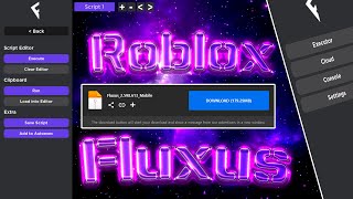 [로블록스]핵 쓰는법 핵 사용법 모바일 핵 쓰는법 Roblox Fluxus Mobile Version💜💜