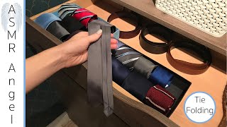 Relaxing Tie Folding • ASMR • Soft Spoken screenshot 4
