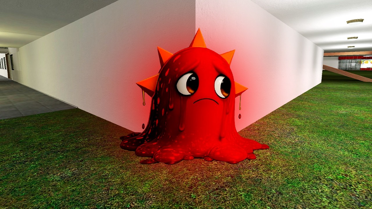 Nightmare Sprunki Mr. Sun Melted Phase 1 Radioactive Nextbot in Gmod
