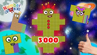 Numberblocks Puzzle Tetris NEW Big 3000 Space ASMR