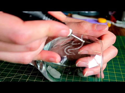 The Lesley Pyke Glass Engraving Starter Kit  Glass engraving, Engraving  glass diy, Engraving tools