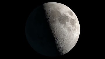 The Moon | Hi-res lunar surface map video