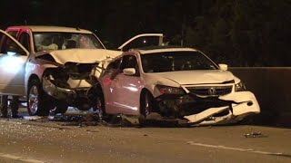 All mainlanes closed on I-45 NB at North Loop after deadly crash