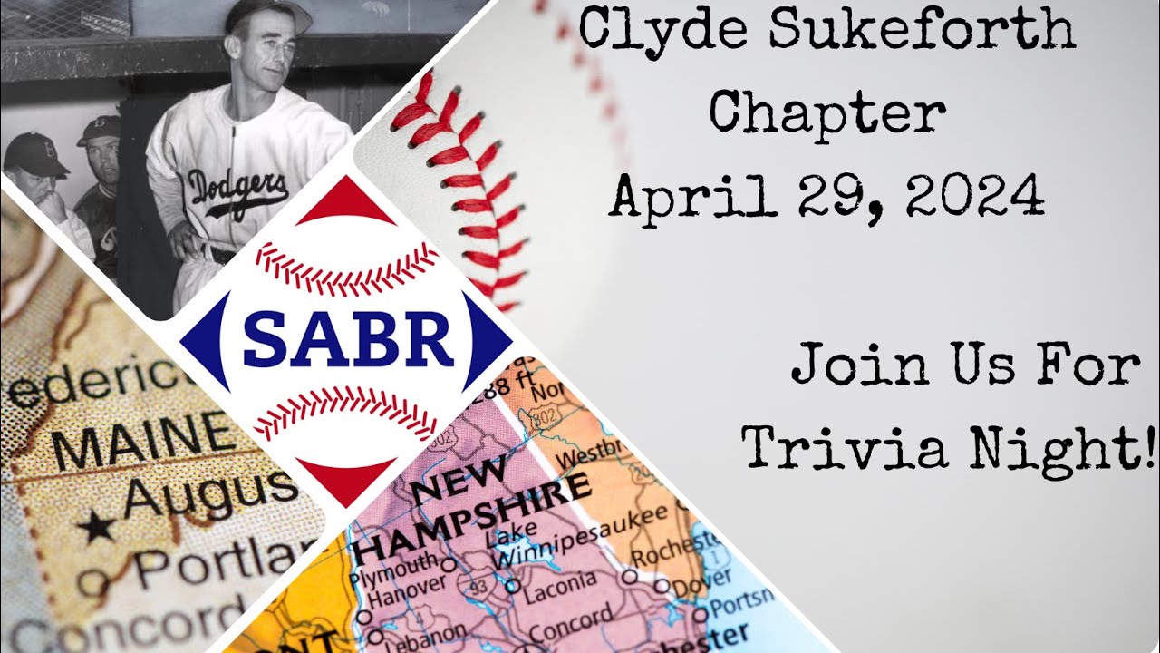 Clyde Sukeforth Chapter Trivia Night! - YouTube