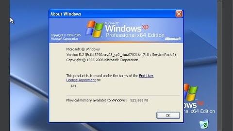 How to setup Windows XP Pro with SP2 X64