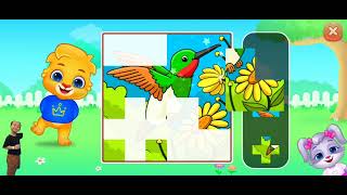 Puzzle kid - Classic puzzle - unggas - flamingo ayam betina burung hijau #games #study #puzzle screenshot 5