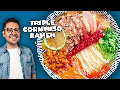 Triple Corn Miso Ramen: My First Recipe You Can Actually Try!!