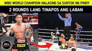 WBO WORLD CHAMPION NALASING SA SUNTOK NG PINOY!