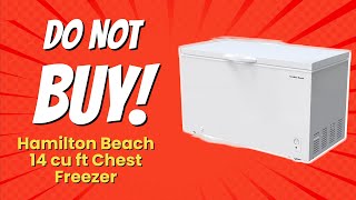 DON'T BUY Hamilton Beach 14 cu ft Chest Freezer Before Watching This! 😱🚫 (6 Reasons)
