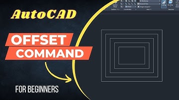 Offset command in autocad || Offset command || #autocad #autocadtutorial