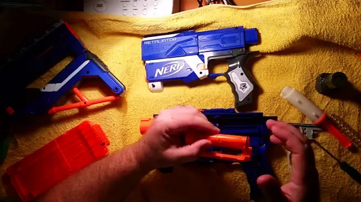 Basic Nerf Retaliator modification for nerf HVZ CQB