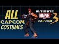 All CAPCOM Costumes Ultimate Marvel vs Capcom 3 (Playstation 4 Pro)