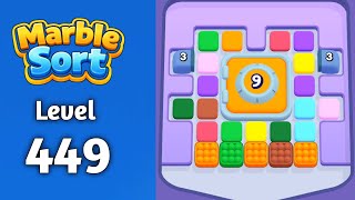Marble sort Level 449 walkthrough solution 