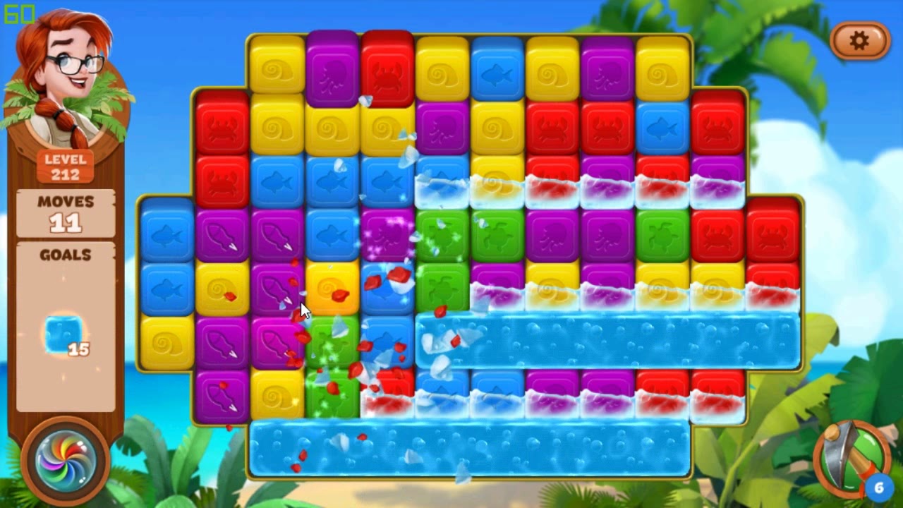 Lost Island Blast Adventure level 212