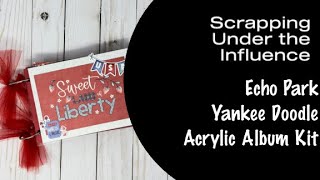 Echo Park Yankee Doodle Acrylic Album Tutorial