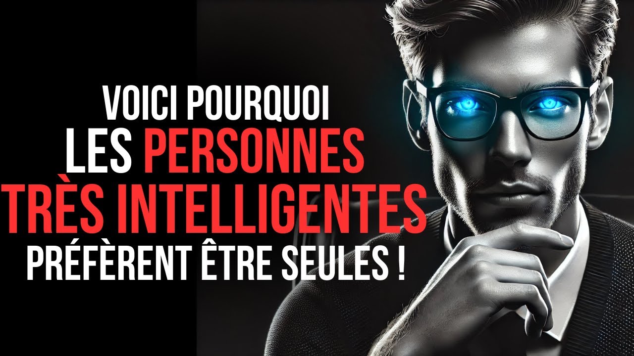 10 raisons pour lesquelles les personnes très intelligentes préfèrent être seules ! | STOÏCISME