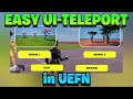 How to create a UI-Teleport system in Fortnite Creative (UEFN)