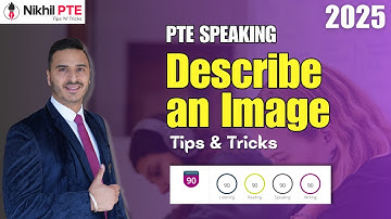 [ 90 SCORER TEMPLATE ]  PTE SPEAKING - DESCRIBE AN IMAGE TIPS AND TRICKS || PTE BY NIKHIL