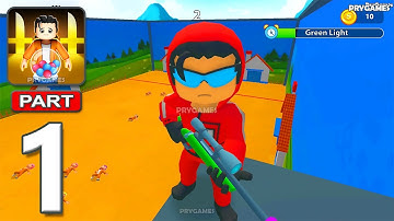 Survival Escape: Prison Master - Gameplay Walkthrough Part 1 - MiniGames Glass Sniper, Light Patrol