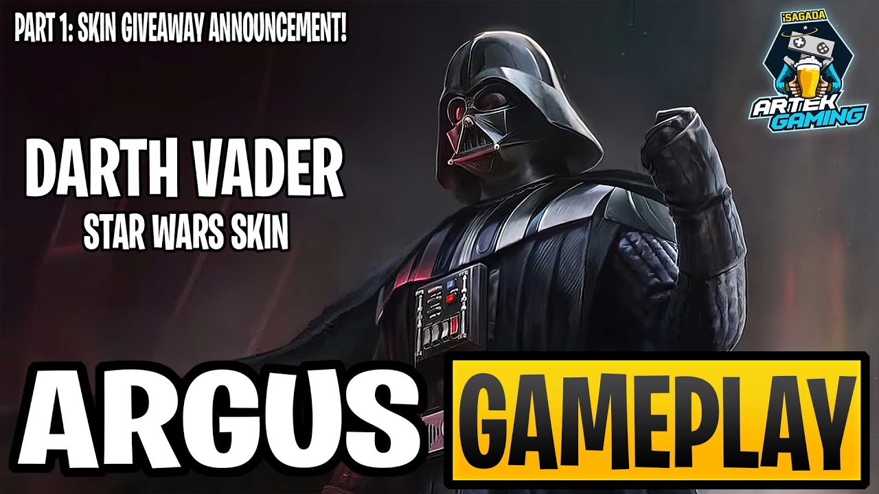 ARGUS' STAR WARS "Darth Vader" SKIN GAMEPLAY PART 1 | CHOOSE YOUR SKIN GIVEAWAY! | MLBB