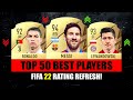 FIFA 22 | TOP 50 BEST PLAYER RATINGS! 😱🔥 ft. Messi, Ronaldo, Lewandowski...