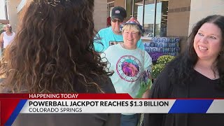 Colorado Lottery giving away 150 Powerball tickets in Colorado Springs as jackpot reaches $1.3 billi