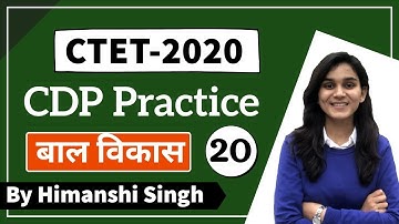 Target CTET-2020 | CDP Practice Class-20 | Let