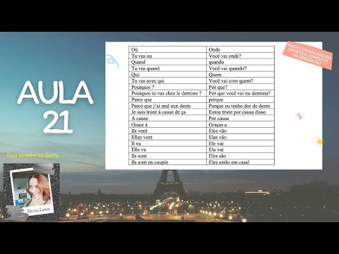 #21 APRENDER FRANCÊS EM 6 MESES - Aula 21 podcast Bruna Lewis