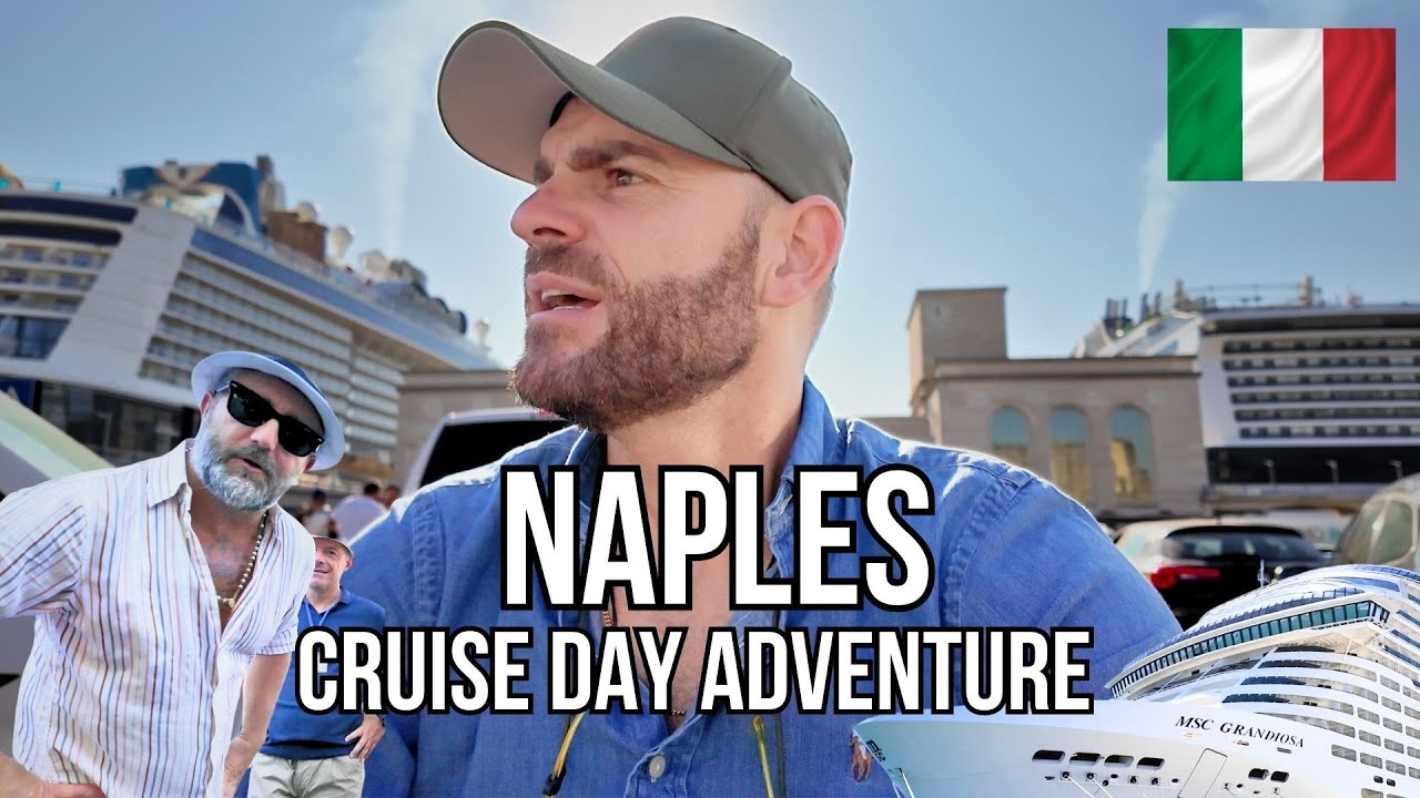 Rolling off the ship in Naples!  -  Footpaths be like.......?