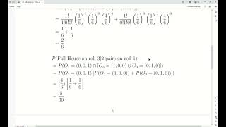 [yhtz05] Go for a Full House or Three or More of a Number in Yahtzee (part 1/2)