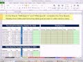 Excel 2010 Business Math 44: Payroll Time Sheets, IF Function For Overtime &Gross Pay Calculations