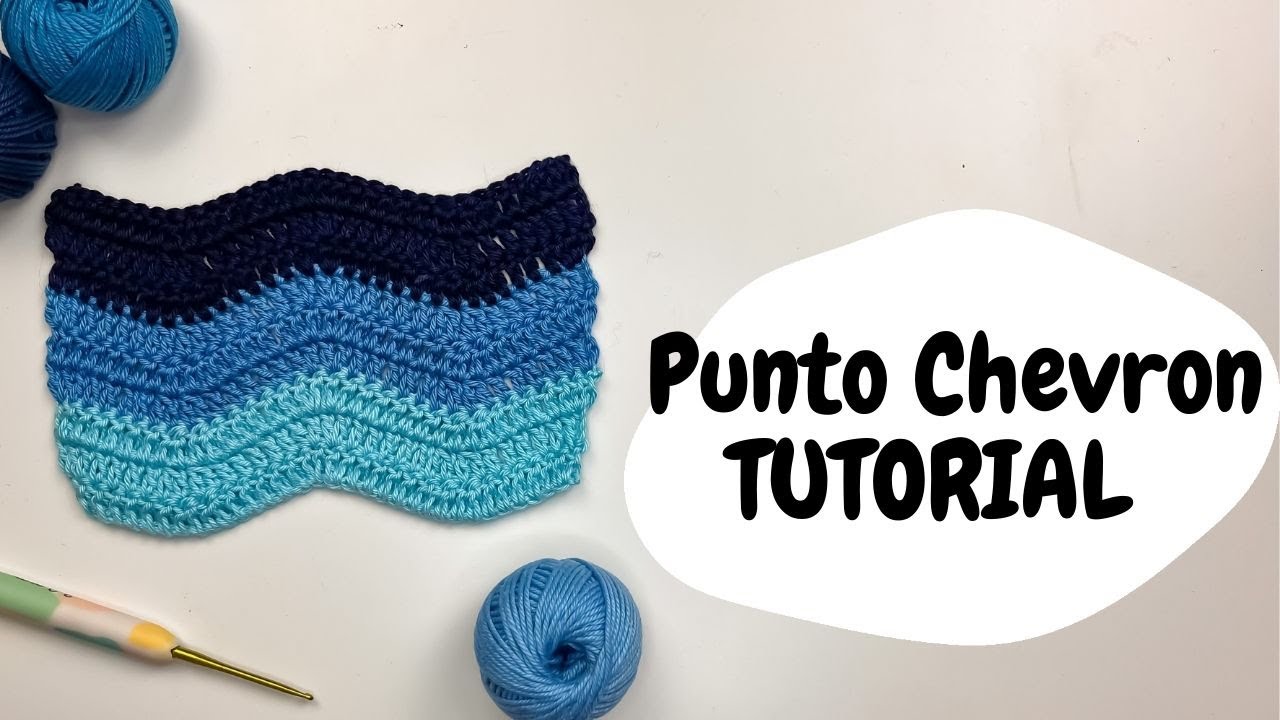 Punto Chevron | Crochet TUTORIAL | Mille Creazioni