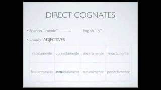 Los Cognados - cognates
