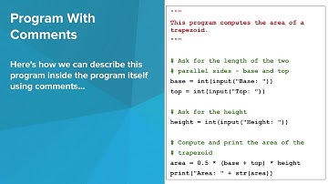 Intro Python- Comments