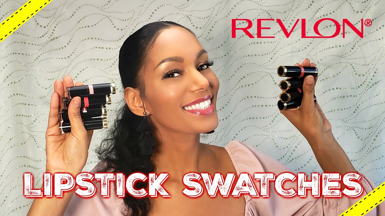 REVLON SUPER LUSTROUS GLASS SHINE ♥ LIPSTICK SWATCHES!