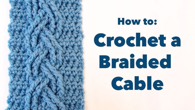 Chunky Braided Cabled Blanket Crochet Pattern – IKCrochet