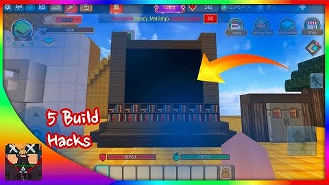Top 5 Build Hack In SkyBlock - Blockman Go