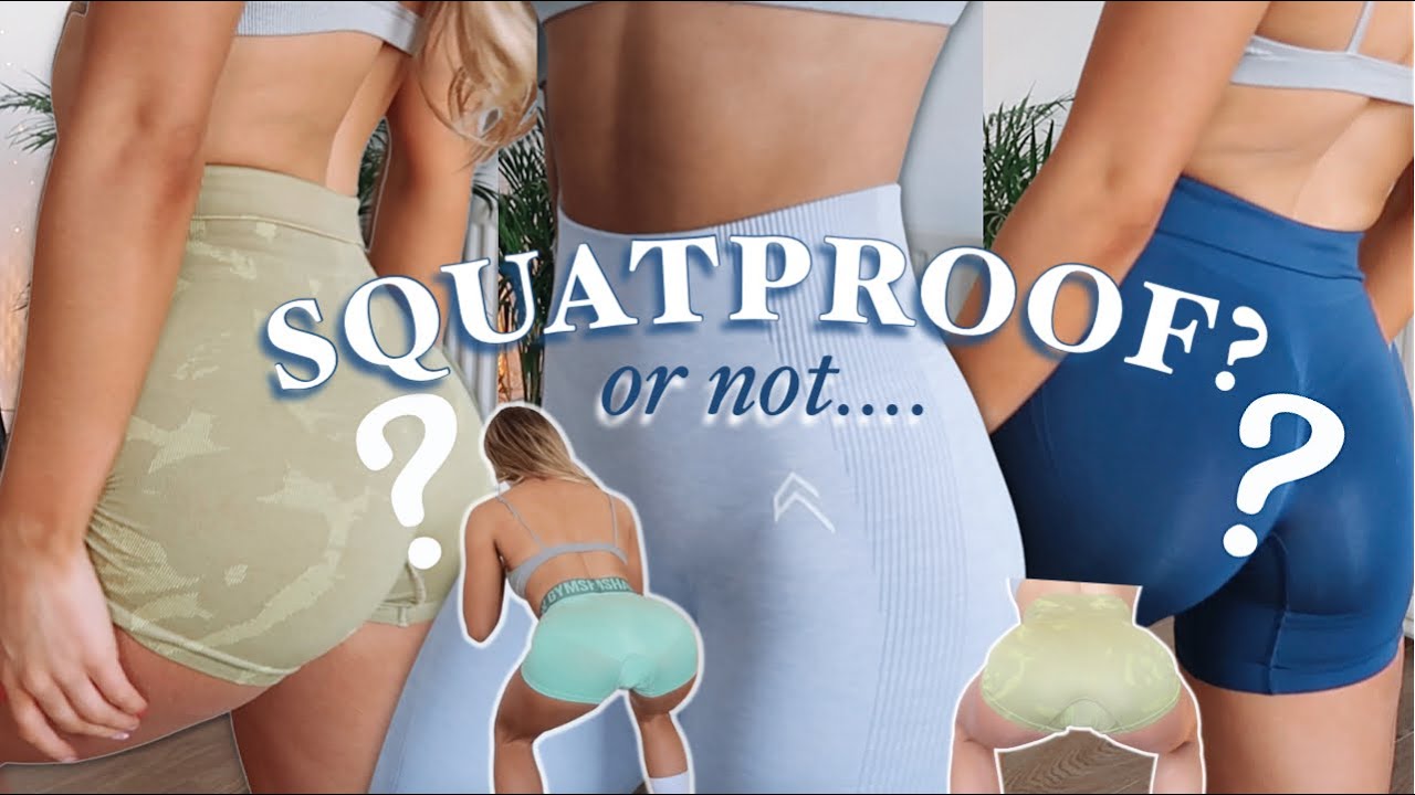 SQUAT PROOF OR NOT?!  gymshark to oner active 