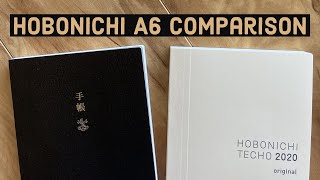Hobonichi A6 Comparison || Original vs English Planner || Mandy Lynn Plans