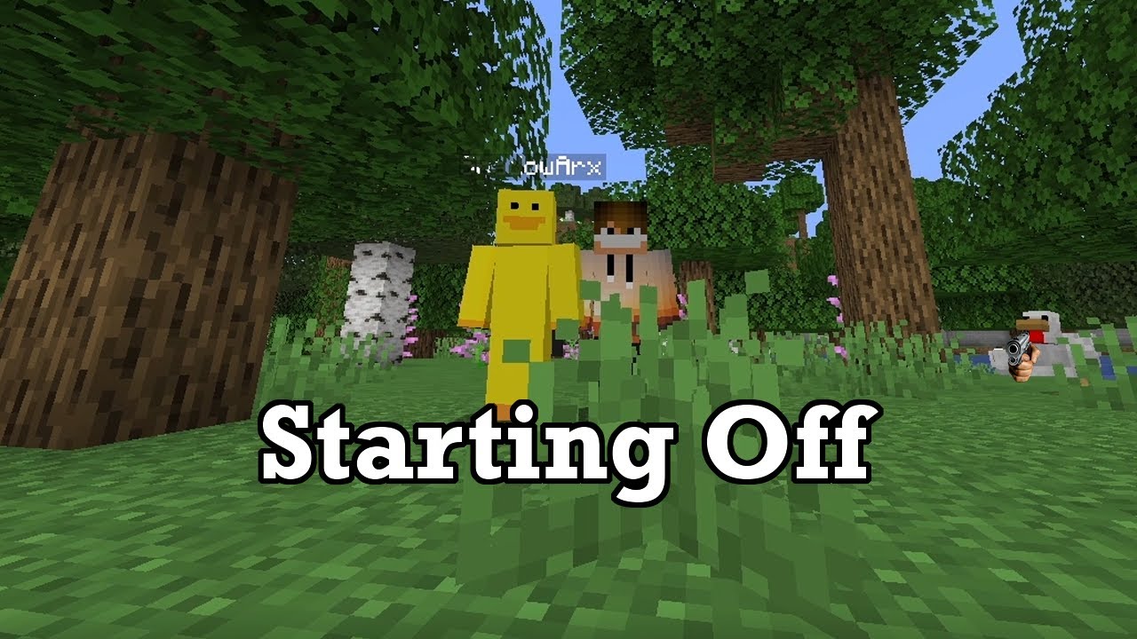Minecraft Lets Play | Episode One | Starting Off - YouTube
