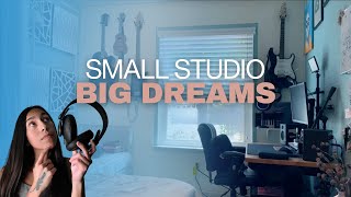How to have a studio in a small space | Mini Studio Tour