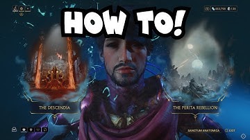 how to access the new missions in the warframe old peace update!