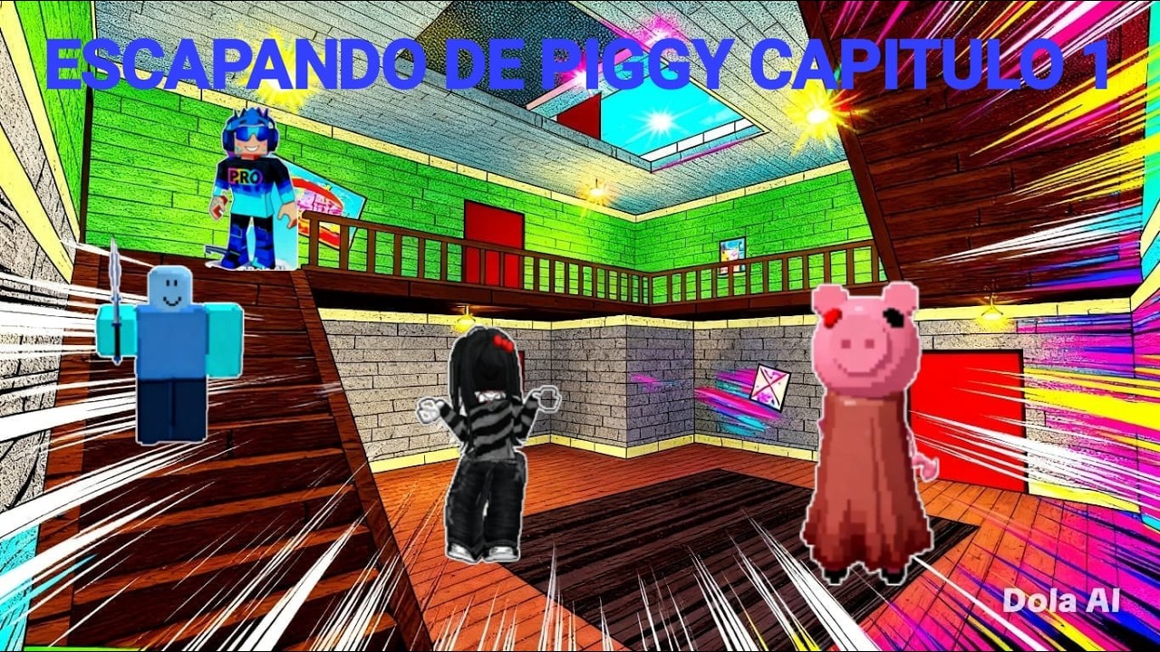 ESCAPAMOS DE LA CASA DE PIGGY! 😨⚠ | EMIROBLOX
